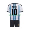 Billiga Fotbollströjor Argentina Lionel Messi 10 Barn Hemma tröja WM 2026 Kortärmad
